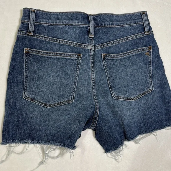 Madewell High Rise Blue Denim Shorts- Size 26 - Picture 4 of 11